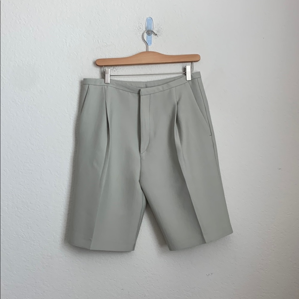Toteme Gray Tailored Bermuda Shorts size L - Picture 3 of 10